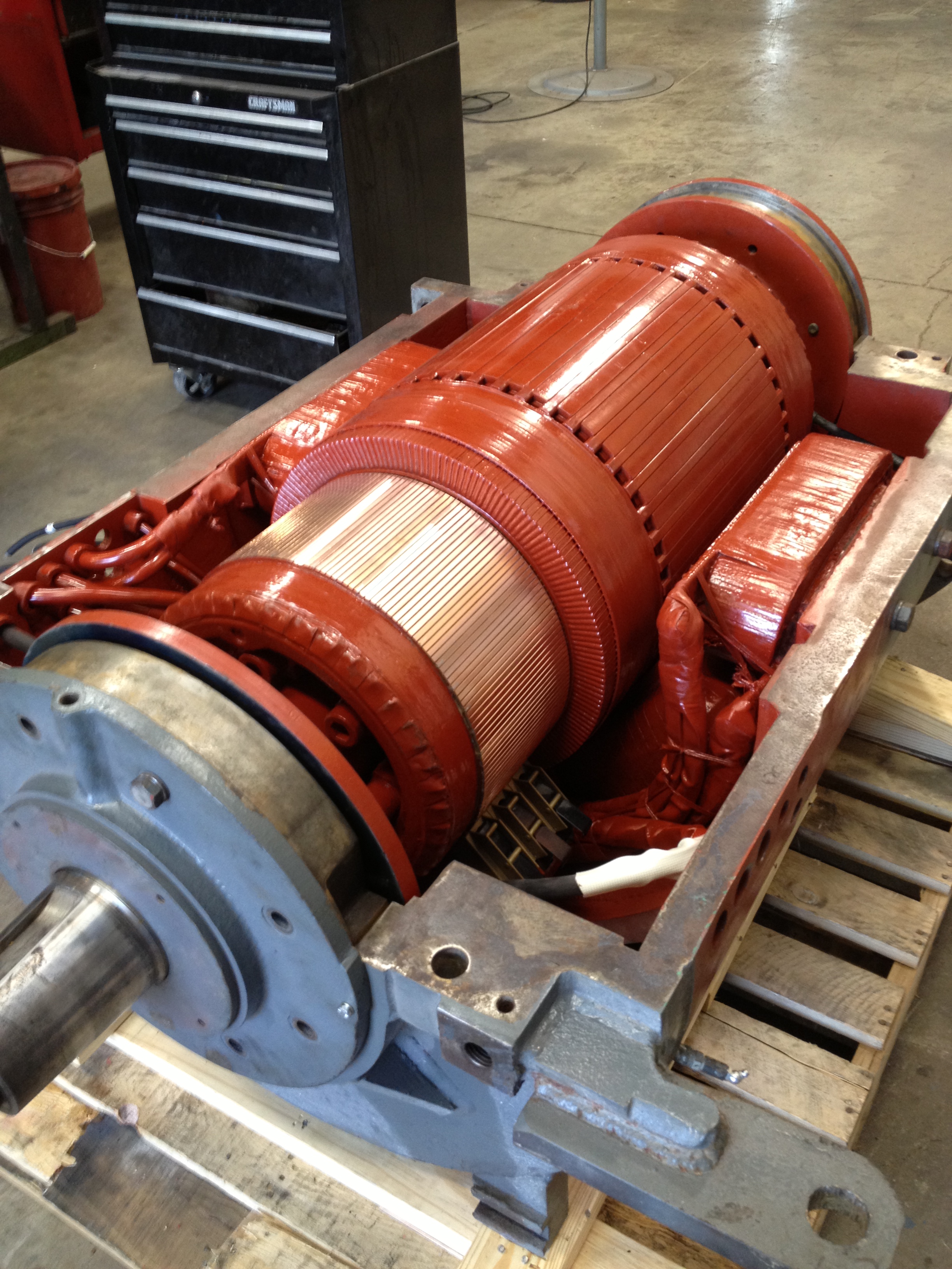 485 HP SWING MOTOR REPAIR